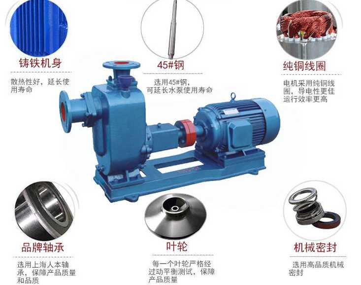 ZW自吸排污泵分解圖